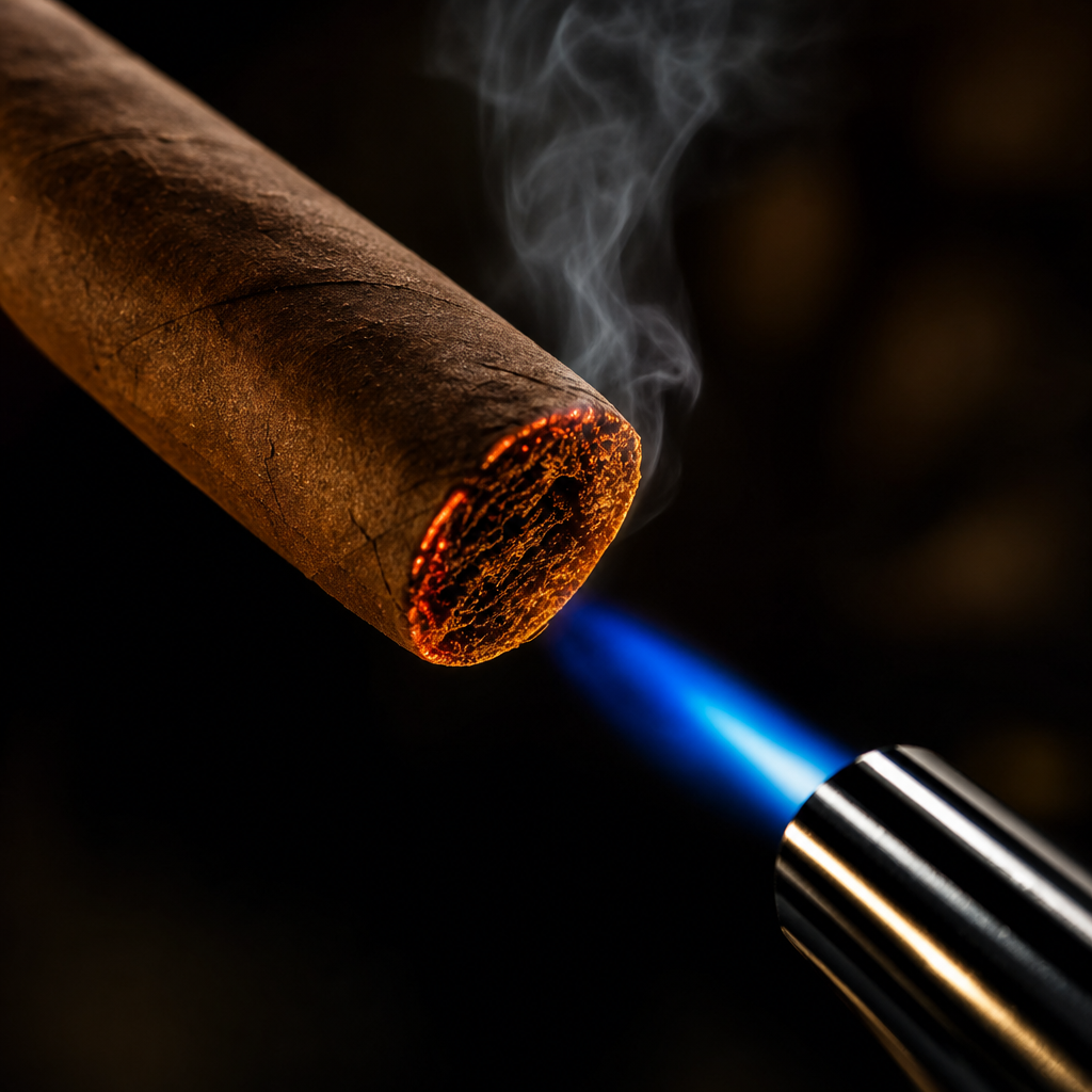 Why can't you light a cigar directly?