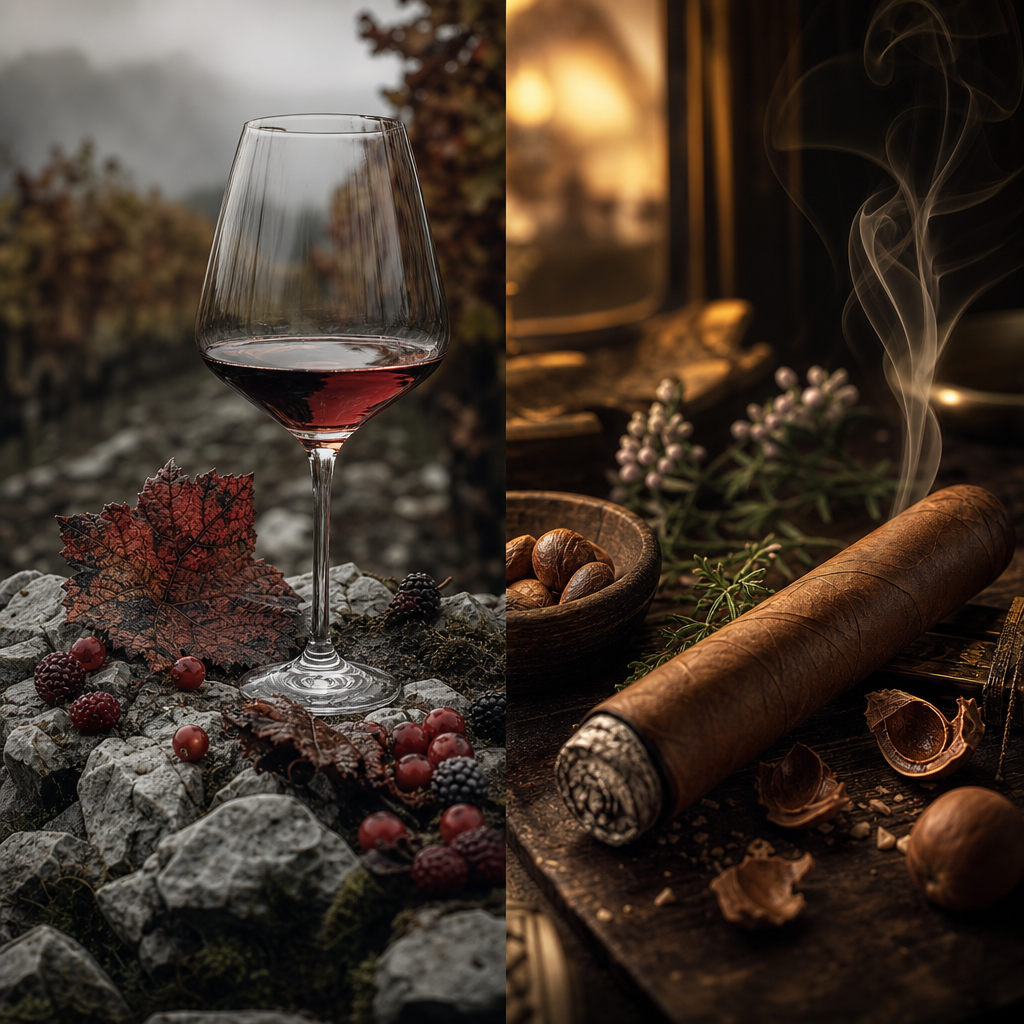 Burgundy Pinot Noir Flavor Guide: Delicate Layers of Red Fruits and Forest Floor, Paired with Hoyo de Monterrey Epicure No.2