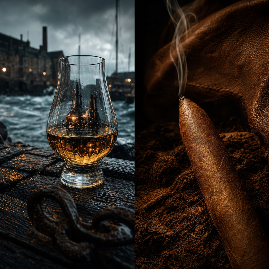 The Oily Saltiness of Campbeltown Whisky: The Motor Oil and Salty Freshness of the Former Whisky Capital, Paired with Bolívar Belicosos Finos