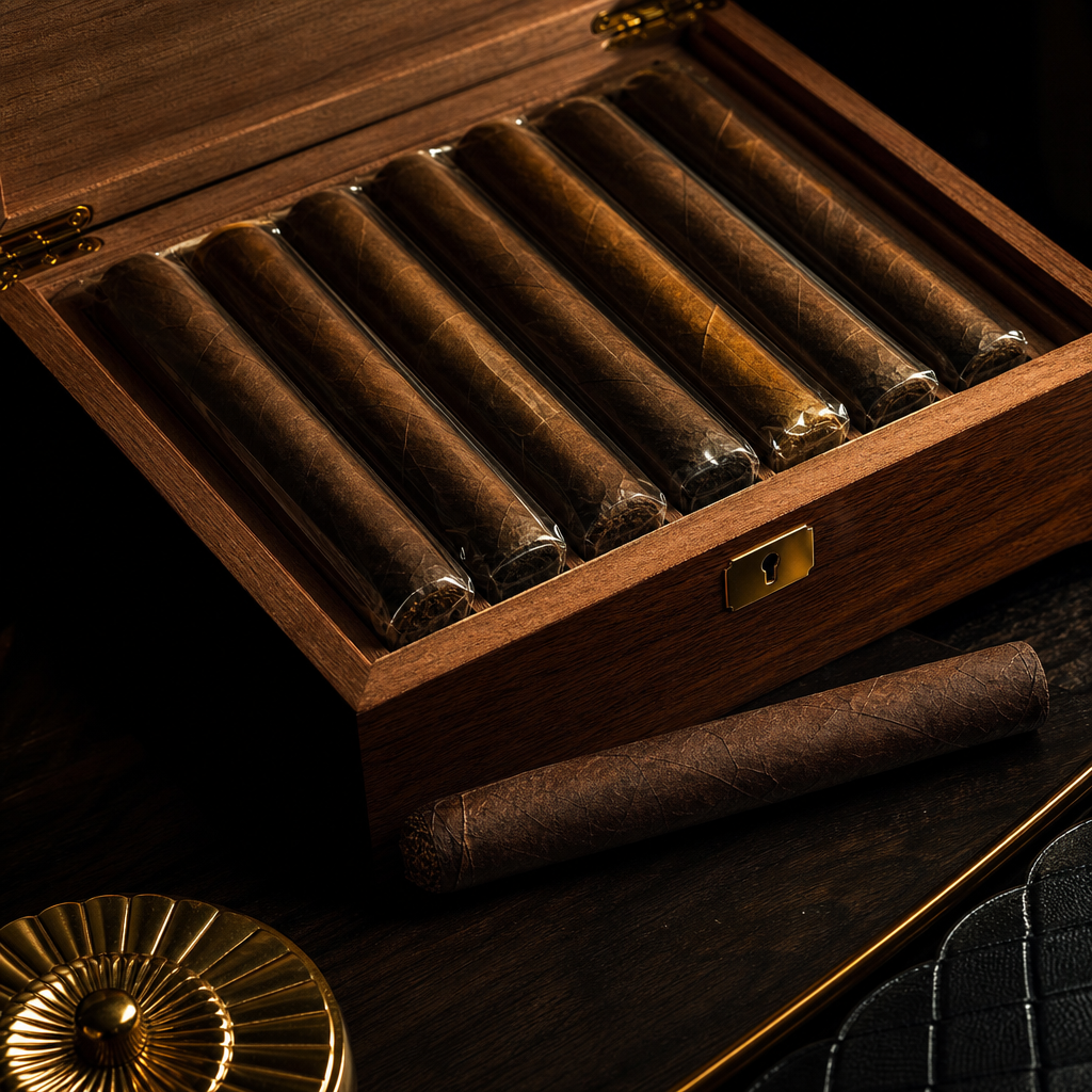 Why do some cigars have cellophane while others do not?