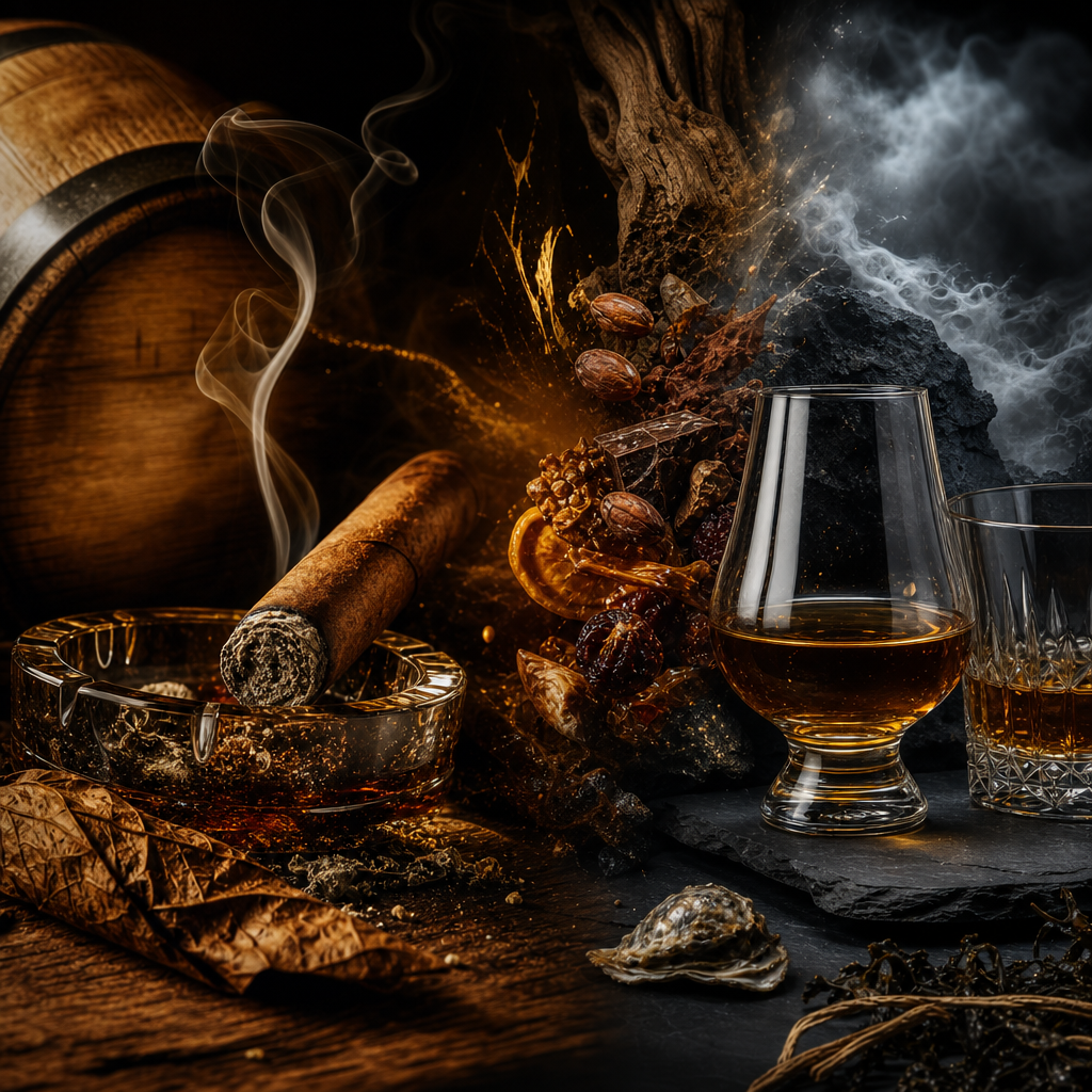 The Perfect Pairing of Cigars and Spirits: Exploring the Depth and Subtlety of Flavors