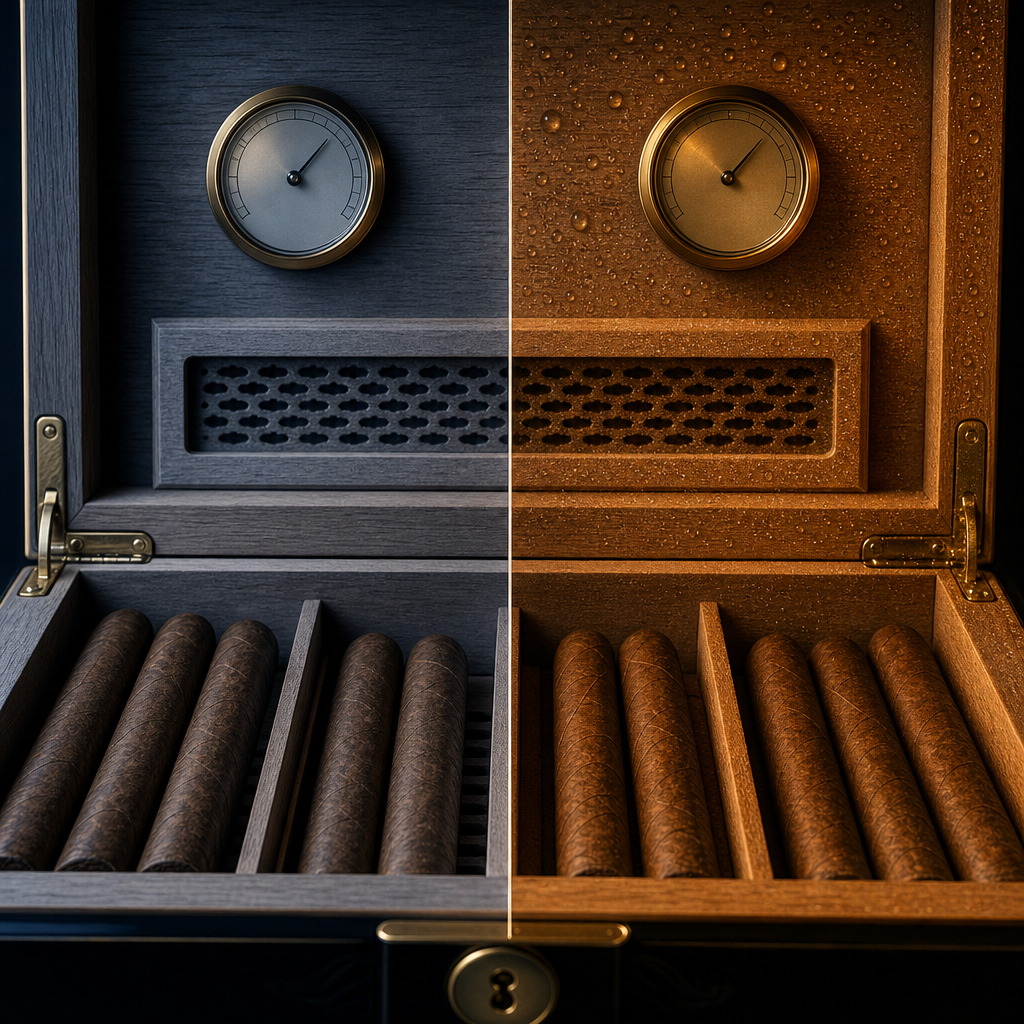 Temperature and Humidity Control of Cigars: Microclimate Management Affecting Flavor