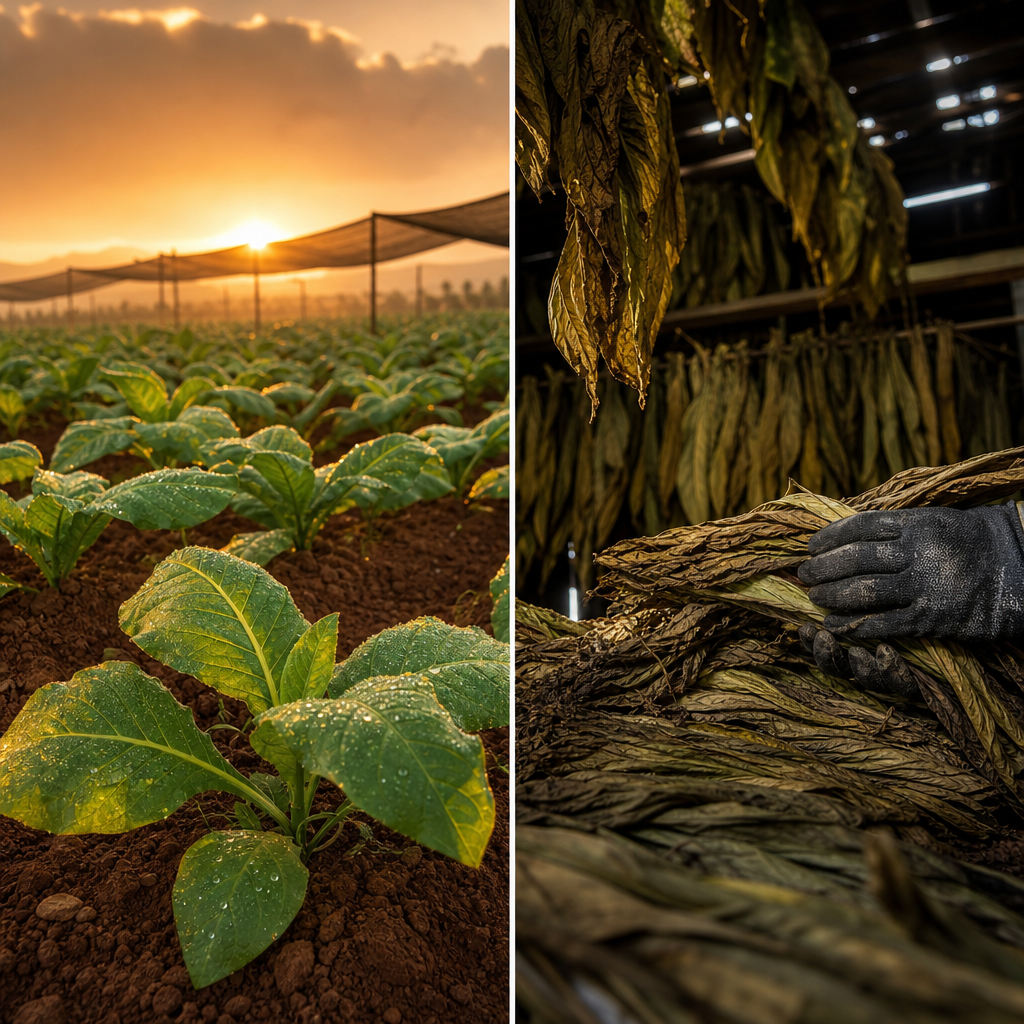 The Growth and Harvest of Cigars: From Field to Workshop Journey