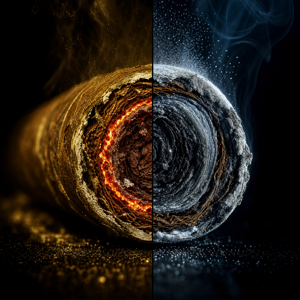 The Flavor and Smoke Physics of Cigars: Chemical Changes During Combustion