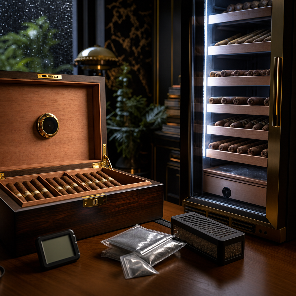 1. Differences Between Humidor Boxes, Cigar Cabinets, and Climate-Controlled Cabinets
