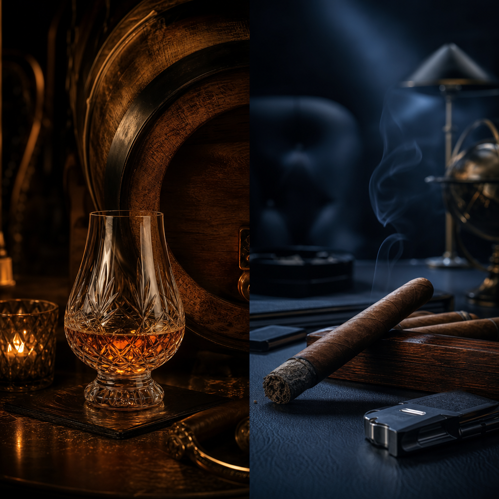 Cigars x 25+ Year Single Cask Single Malt Scotch Whisky Pairing Depth: Regional Flavor Philosophy, Cask-Aging Chemistry, and the Gentleman's Study Ritual