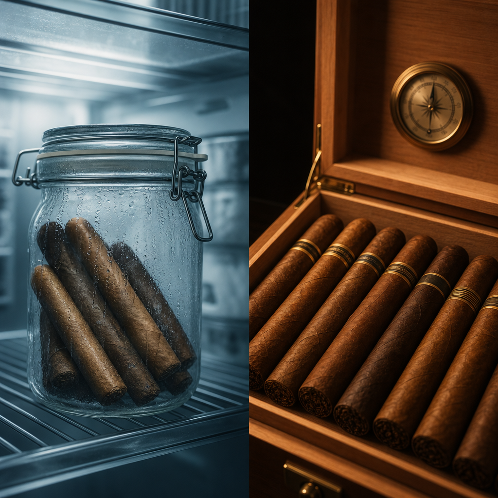 Mistake 1: Putting Cigars in the Refrigerator to "Keep Them Fresh"