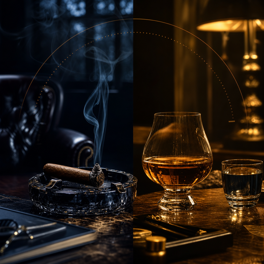 First Understand the Two Timelines: Cigar Combustion and Whisky Development Are Not the Same Thing