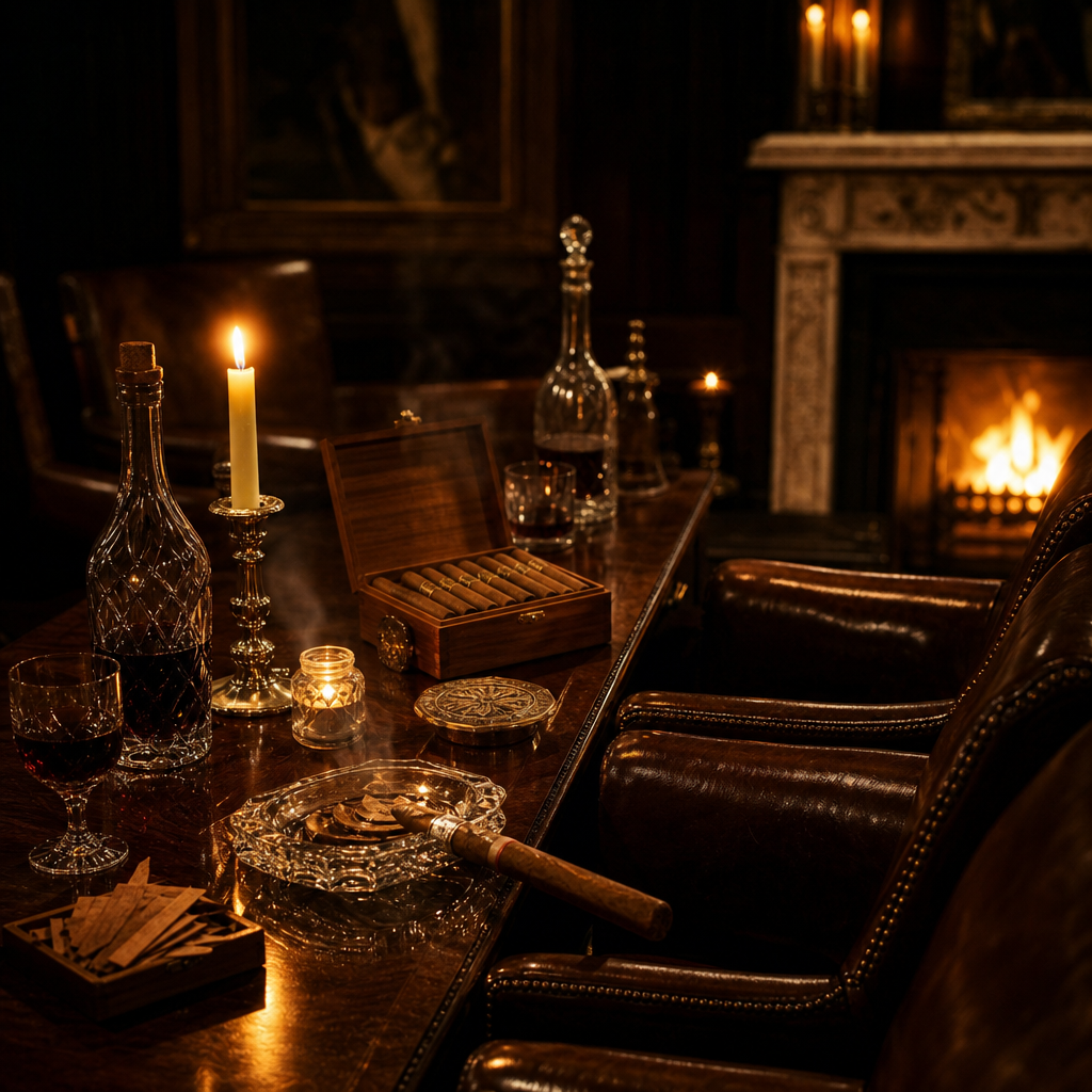 Complete Guide to Gentlemen's Dinner Cigar Etiquette: The 200-Year Tradition of Ladies Withdrawing, Passing Port Wine Clockwise, and the Contemporary Continuation of British Gentlemen's Clubs