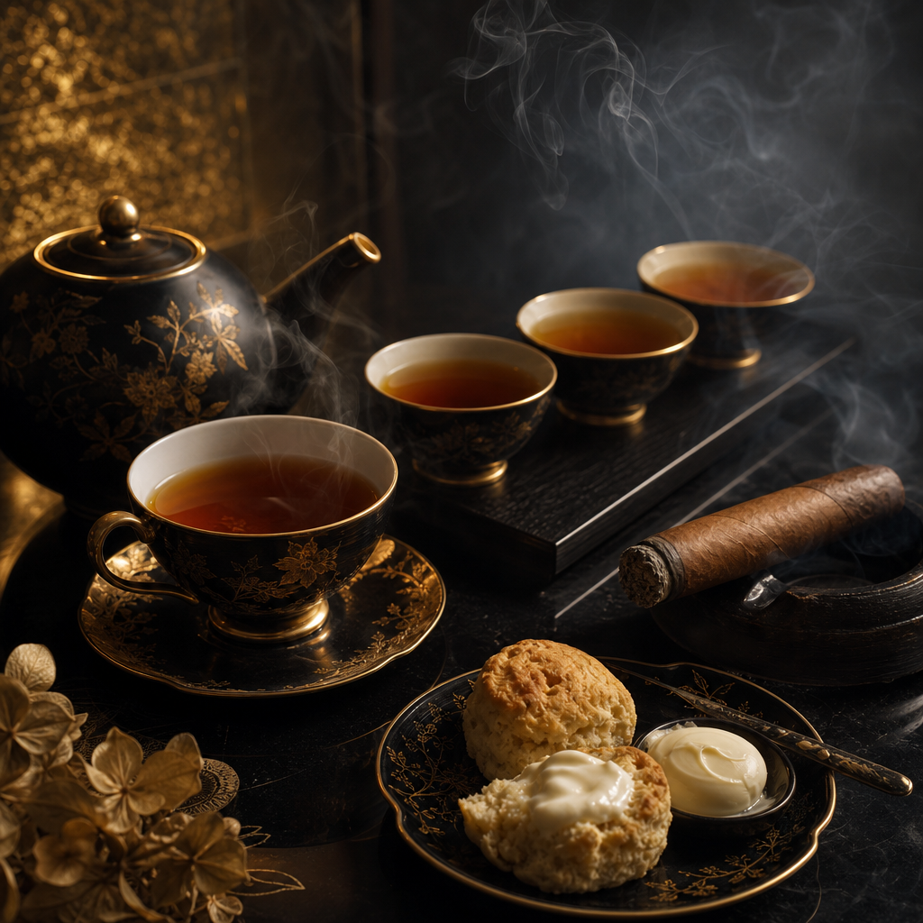 The Aroma of Keemun Tea: The Top of the World's Three High-Aroma Black Teas, Paired with H. Upmann Half Corona for Afternoon Tea