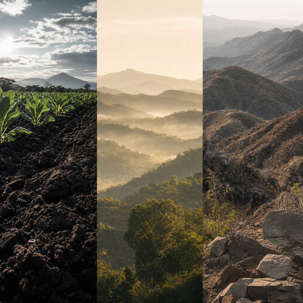 In-Depth Look at Nicaragua's Three Major Tobacco Sub-Regions: Estelí's Black-Soil Fire, Jalapa's Valley Creaminess, Condega's Rocky Balance