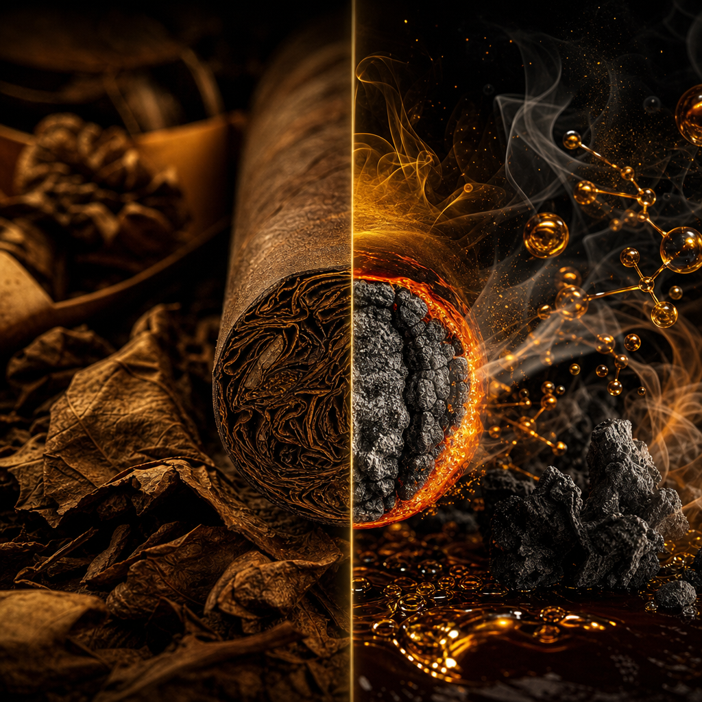 Unique Flavor Components of Cigars and Their Chemical Changes
