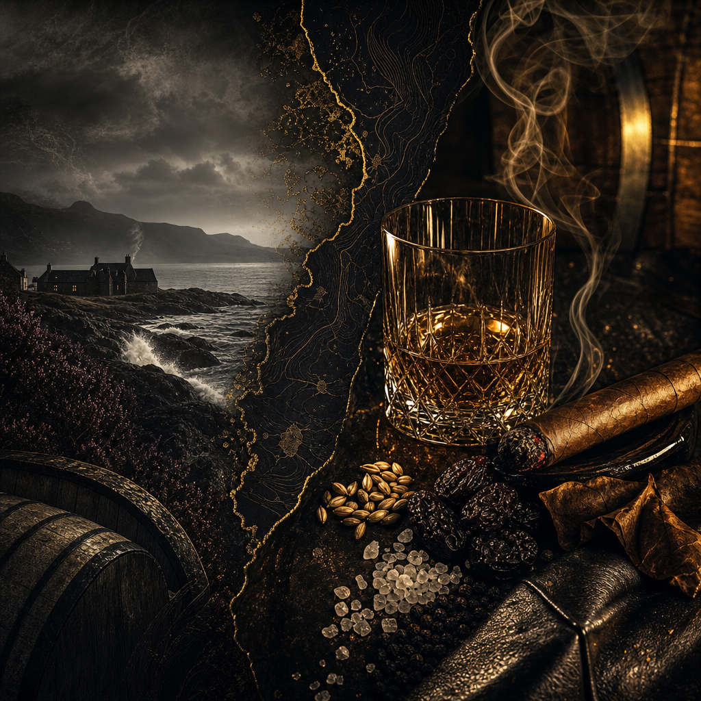Complete Map of Whisky Regions: From Scotland's Five Major Regions to Asia's New Forces, A Comprehensive Overview of Flavors Paired with Cigars