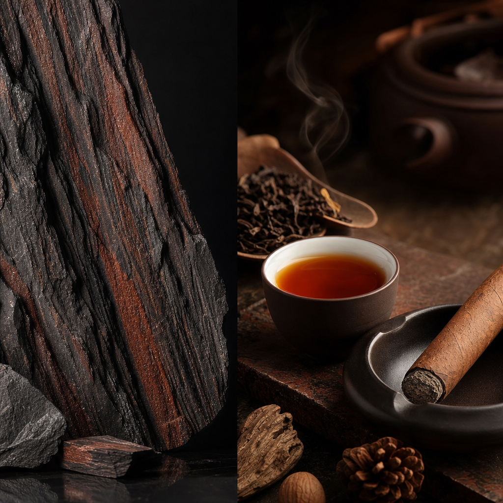 Complete Analysis of Wuyi Rock Tea Da Hong Pao: Rock Bone Floral Fragrance and Charcoal Roasting Craft, in a Rich Dialogue with Cohiba Siglo IV